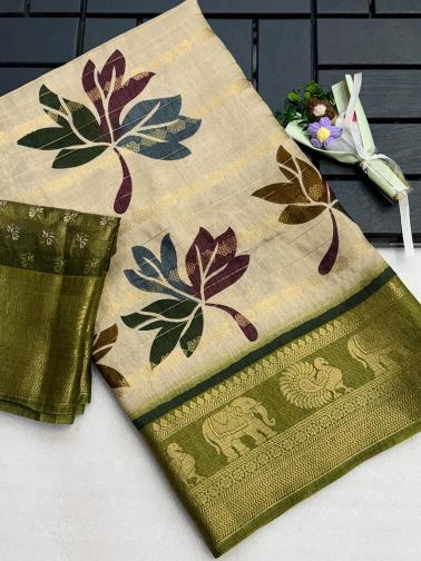 Vastrangan kalmkari print saree surat online shopping